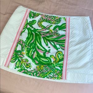 Lilly Pulitzer pattern skirt